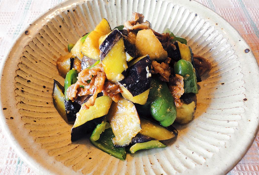 ふんわり味噌の風味が食欲をそそる一品 なすの味噌炒め 簡単 まるいと印の旬レシピ 糸島の食 Ja糸島 糸島農業協同組合