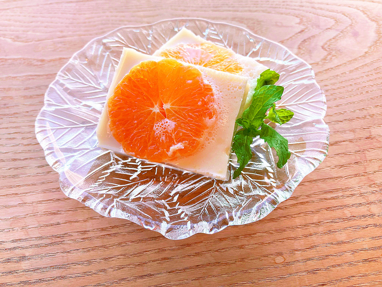 まるごとみかんと牛乳寒天